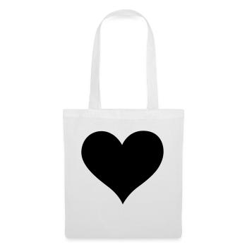 heart - Tote Bag - white - Front