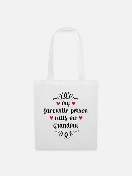6061912 127585833 grandma - Stoffbeutel - Weiß