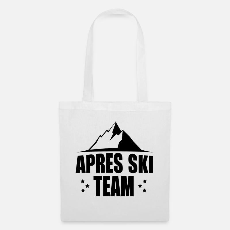 apres ski team - Stoffbeutel - Weiß
