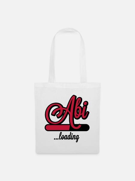 Abi loading - Stoffbeutel - Weiß