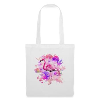 Flamingo - Sac en tissu - blanc - Devant
