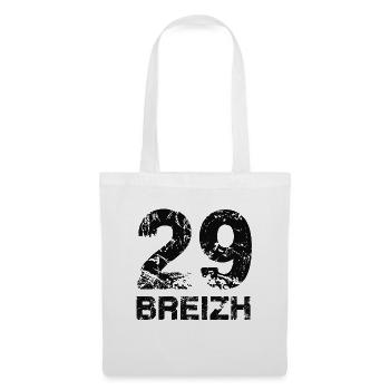 29 Breizh Bretagne - Sac en tissu - blanc - Devant