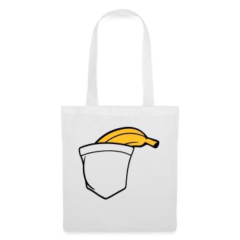 banana fruit funny healthy eating hunger delicious - Tote Bag - white - Front