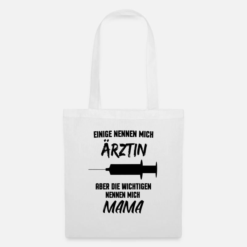 Ärztin Medizinerin Geschenk - Stoffbeutel - Weiß