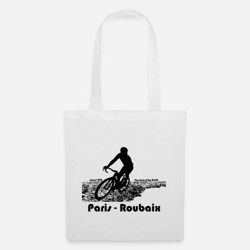 Paris - Roubaix - Stoffbeutel - Weiß
