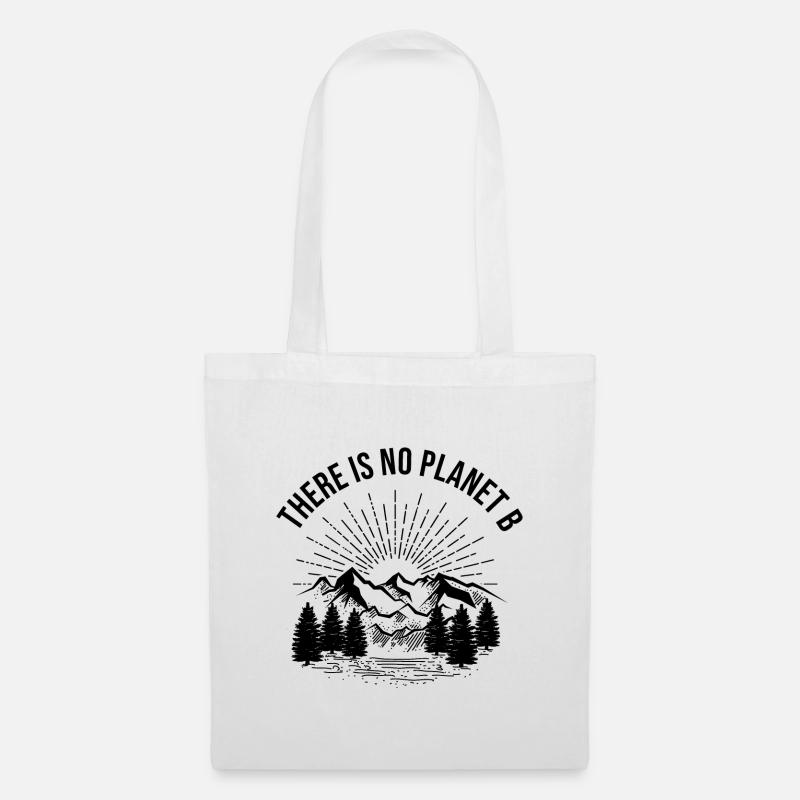Klimaschutz There is no Planet B Geschenk - Stoffbeutel - Weiß