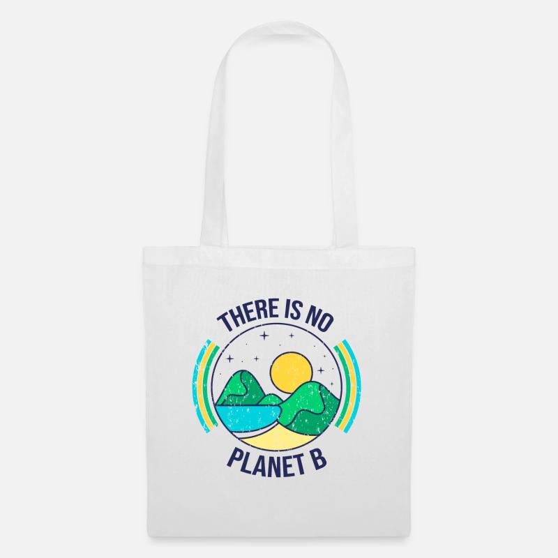 There Is No Planet B Geschenk - Stoffbeutel - Weiß