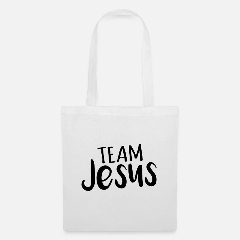 team jesus - Stoffbeutel - Weiß