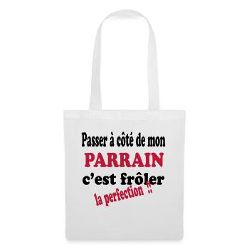 Mon parrain c'est la perfection !! 111 - Tote Bag - white - Front