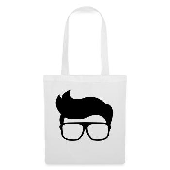 nerd - Stoffbeutel - Weiß - Vorne