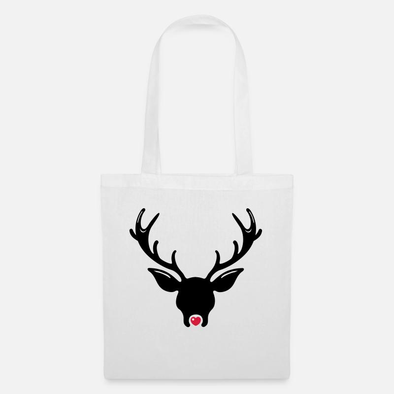 reindeer - Tote Bag - white