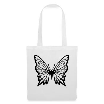 Schoener Schmetterling Design - Stoffbeutel - Weiß - Vorne
