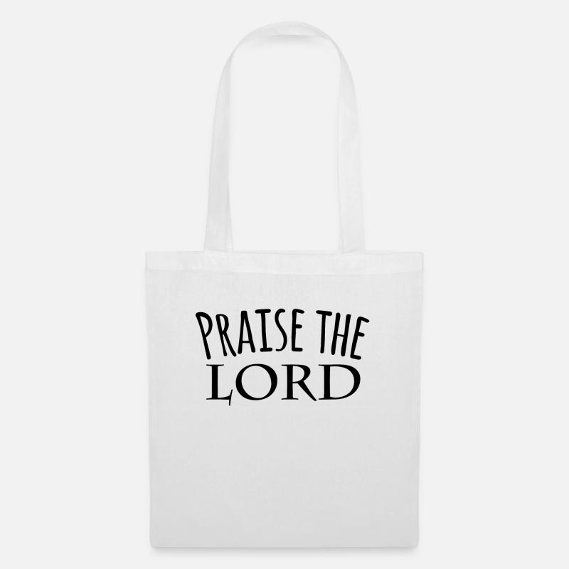 praise the lord - Stoffbeutel - Weiß