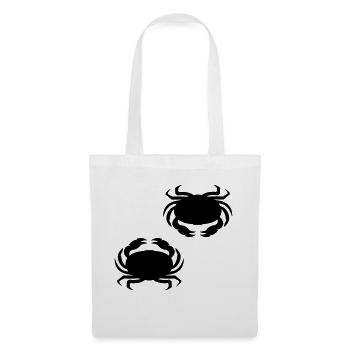 krebs_krabbe_002 - Sac en tissu - blanc - Devant