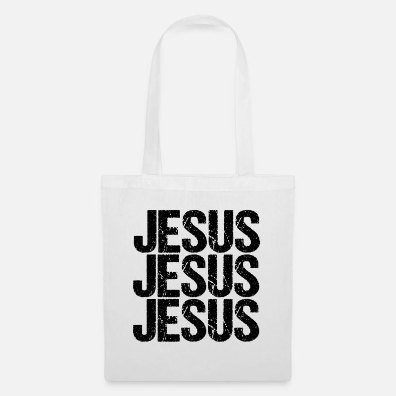 jesus jesus jesus - Stoffbeutel - Weiß