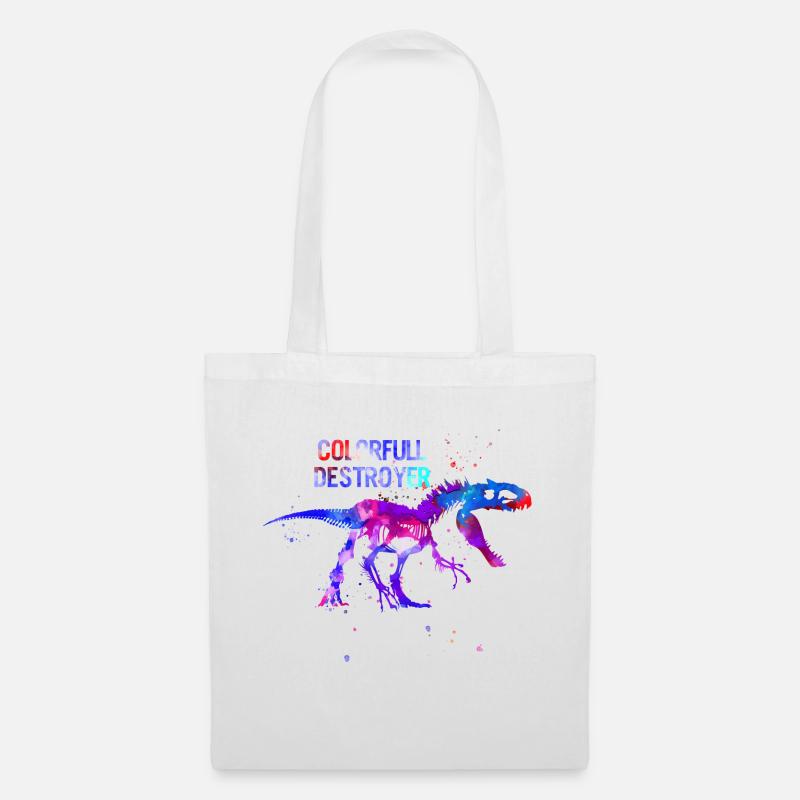 T Rex - Stoffbeutel - Weiß