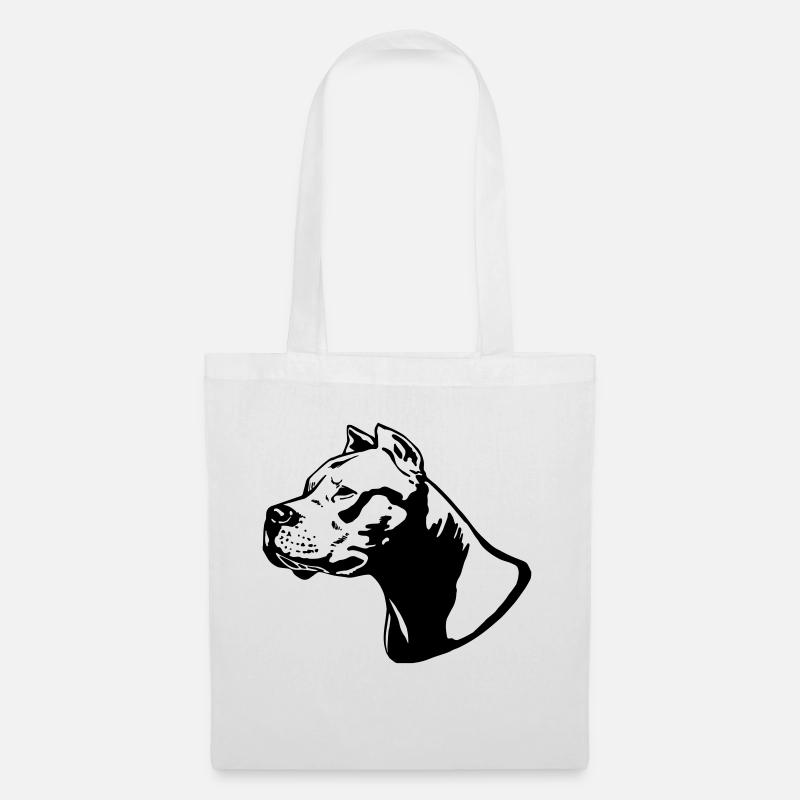 Dogo Argentino - Stoffbeutel - Weiß