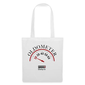 Oldometer 20e anniversaire - Sac en tissu - blanc - Devant