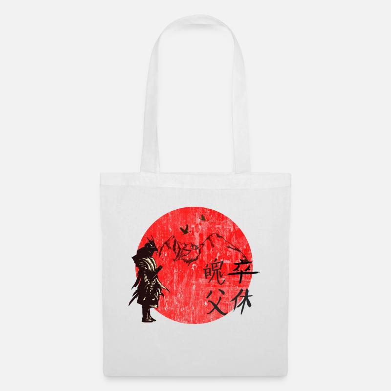 Samurai - Tote Bag - white