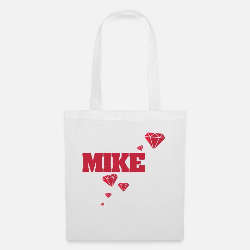Mike - Stoffbeutel - Weiß