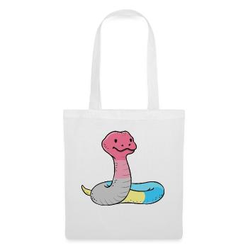 Serpent Genderflux Pride - Sac en tissu - blanc - Devant