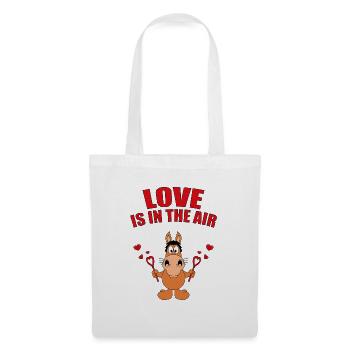 LOVE IS IN THE AIR - SEIFENBLASEN - PFER - PONY - Stoffbeutel - Weiß - Vorne
