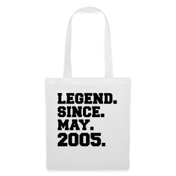 Born in may 2005 - Tote Bag - white - Front