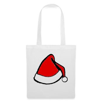 Christmas Hat Santa Claus Christmas Vector - Tote Bag - white - Front
