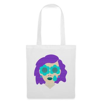 Mrs. Tear Flowers vintage graphic - Tote Bag - white - Front