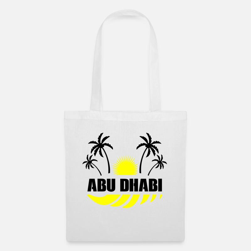 abu dhabi - Stoffbeutel - Weiß