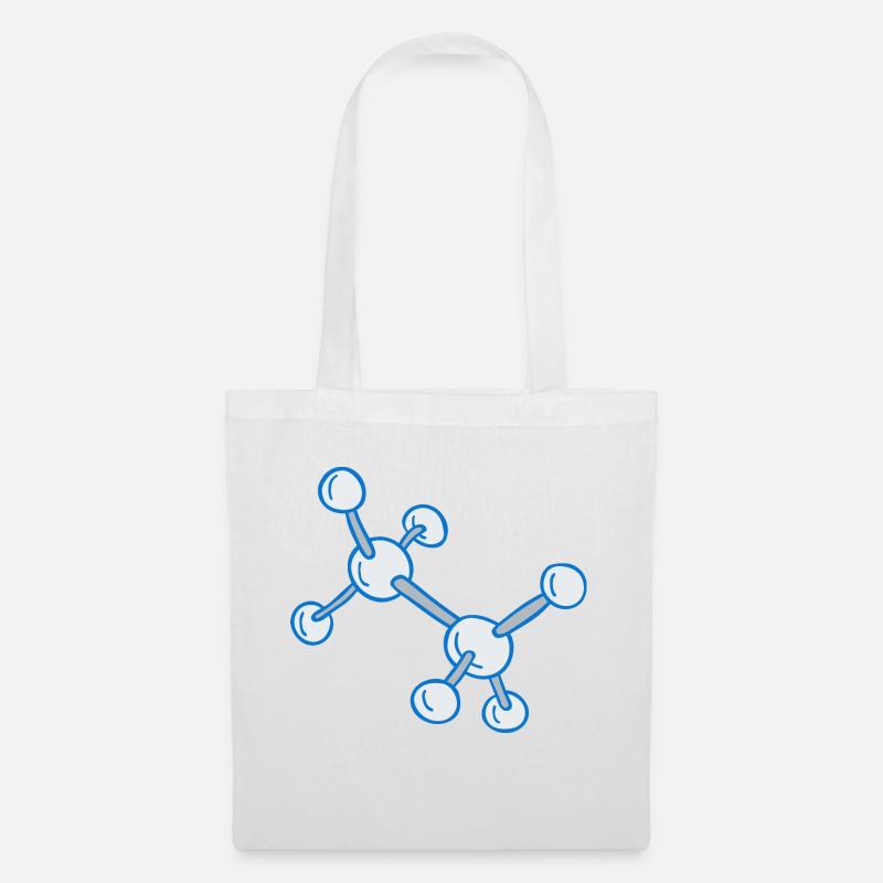 Logo chimico chimico per professore e studente - Borsa di stoffa - bianco