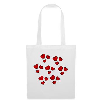 SAINT VALENTINE. bachelorette party. I LOVE YOU. I LOVE YOU. LOVE - Tote Bag - white - Front