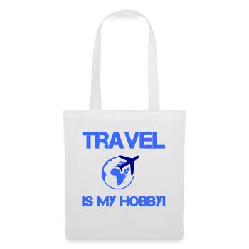 Passe-temps de voyage - Sac en tissu - blanc - Devant