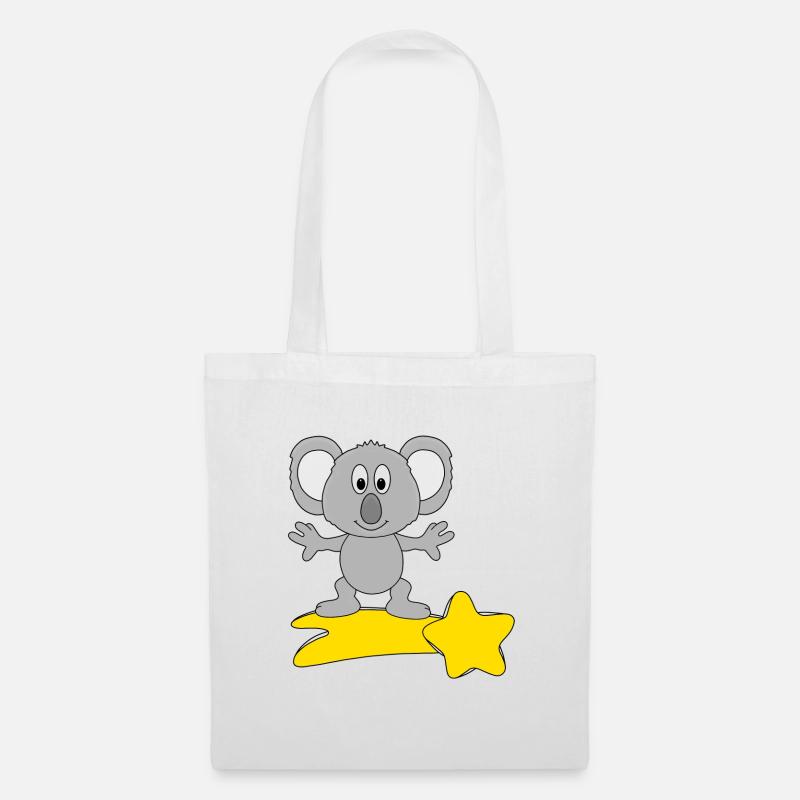 KOALA - STERNSCHNUPPE - TIER - TIERISCH - Stoffbeutel - Weiß