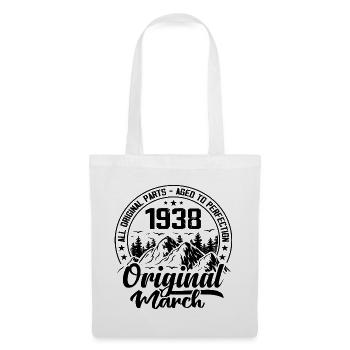 1938 March Original: 86 Years Anniversary Gift - Tote Bag - white - Front