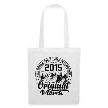 2015 March Original: 9 Years Anniversary Gift - Tote Bag - white - Front