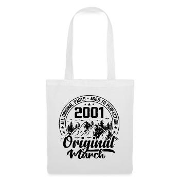 2001 March Original: 23 Years Anniversary Gift - Tote Bag - white - Front