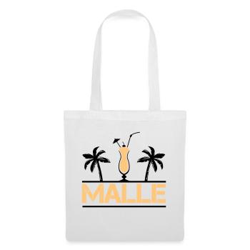 malle - Sac en tissu - blanc - Devant