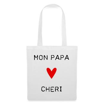 HAPPY FATHER'S DAY. DAD. FATHER'S DAY. FATHER - Tote Bag - white - Front