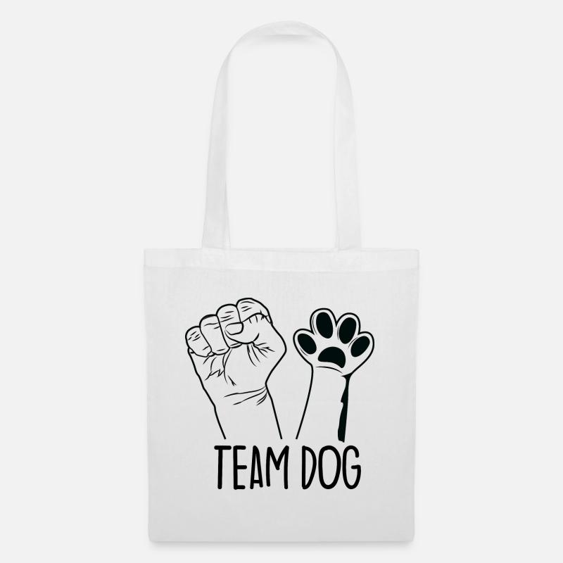 Team Dog - Stoffbeutel - Weiß