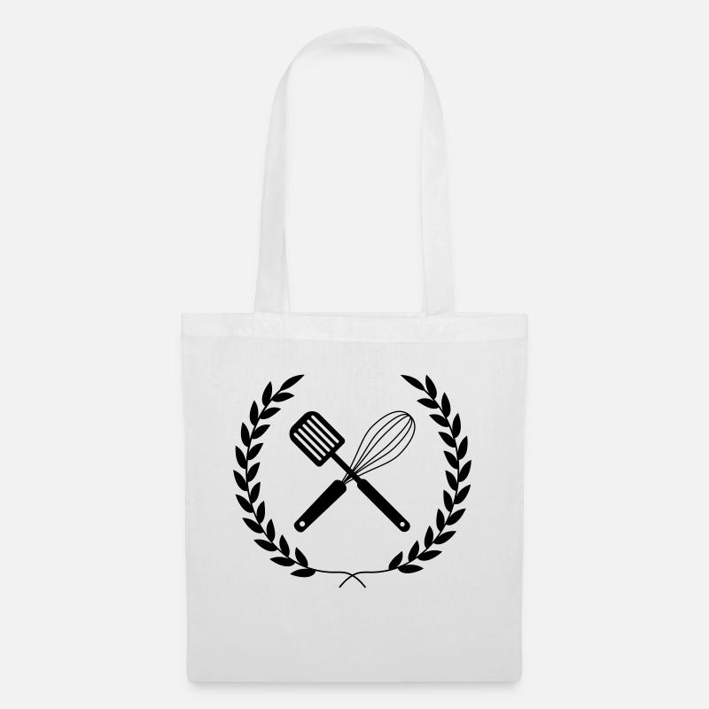 logo pro chef cuisinier - Sac en tissu - blanc
