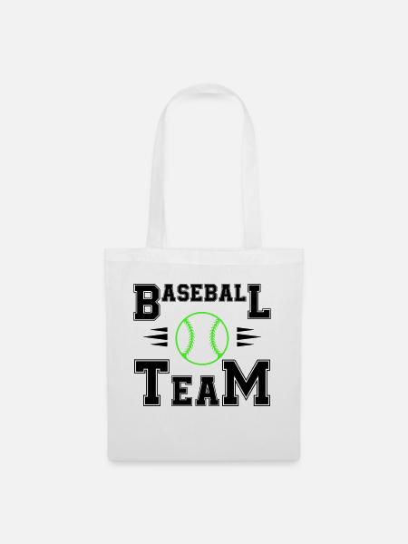 baseball team - Stoffbeutel - Weiß