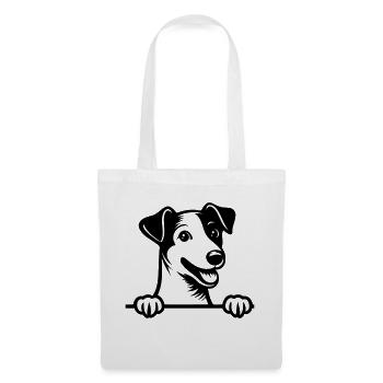 Jack Russel Terrier - Sac en tissu - blanc - Devant