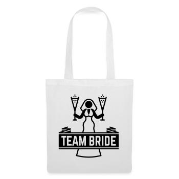 Team Bride Sparkling Wine Hen Night Bachelorette B - Tote Bag - white - Front