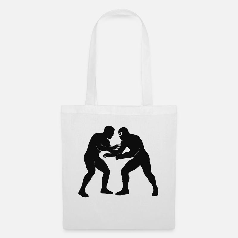 wrestling - Stoffbeutel - Weiß