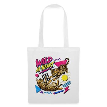 90s Memphis Style Bengal Cats - Tote Bag - white - Front