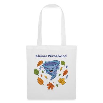Kleiner Wirbelwind Herbsttanz - Stoffbeutel - Weiß - Vorne