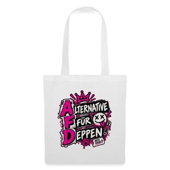 Alternative für Deppen - Stoffbeutel - Weiß - Vorne