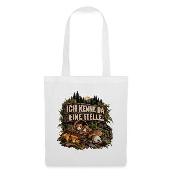 Pilzsammler - Stoffbeutel - Weiß - Vorne
