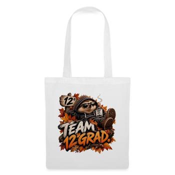 Team 12 Grad - Stoffbeutel - Weiß - Vorne